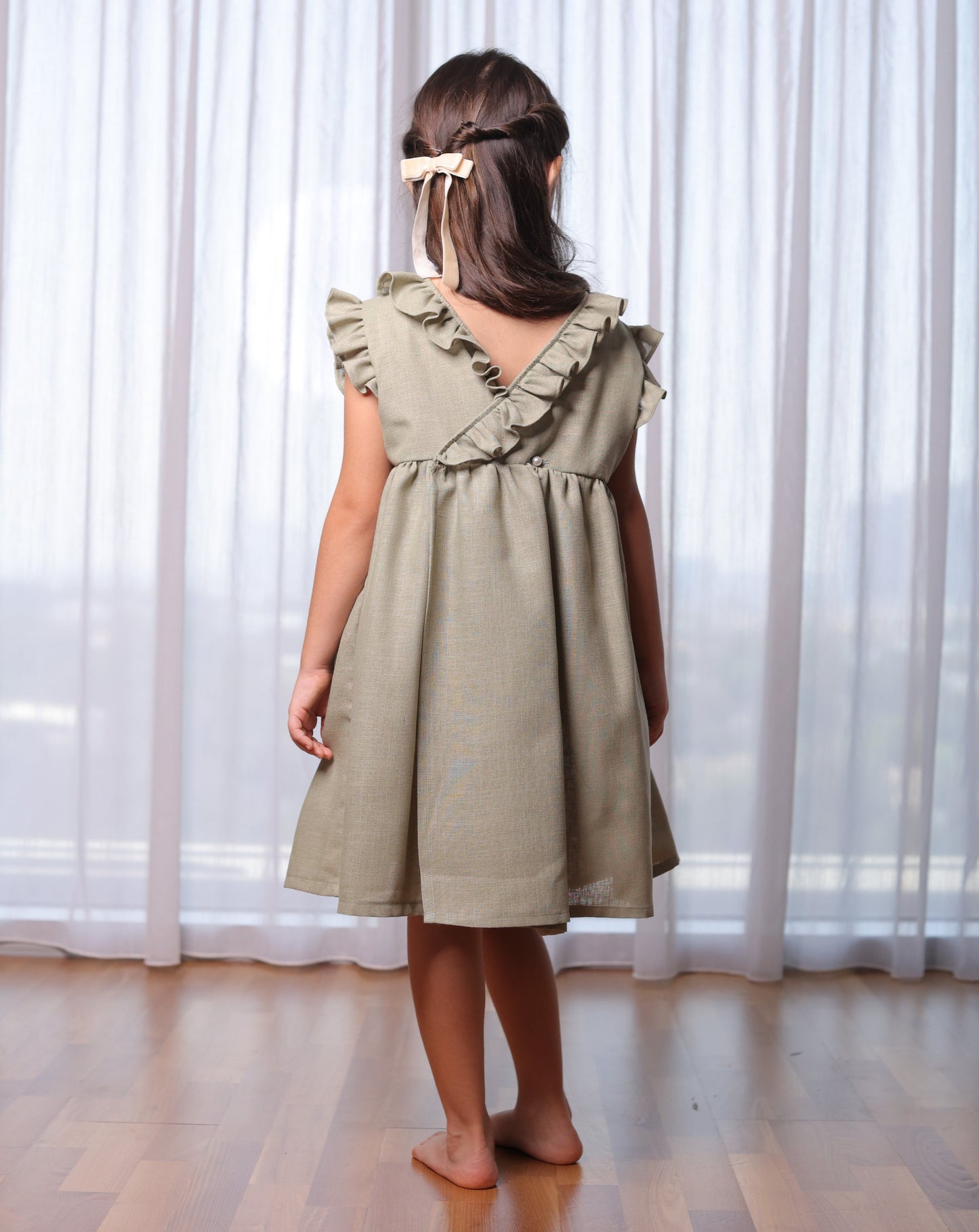 Jellyfish Dress in Khaki