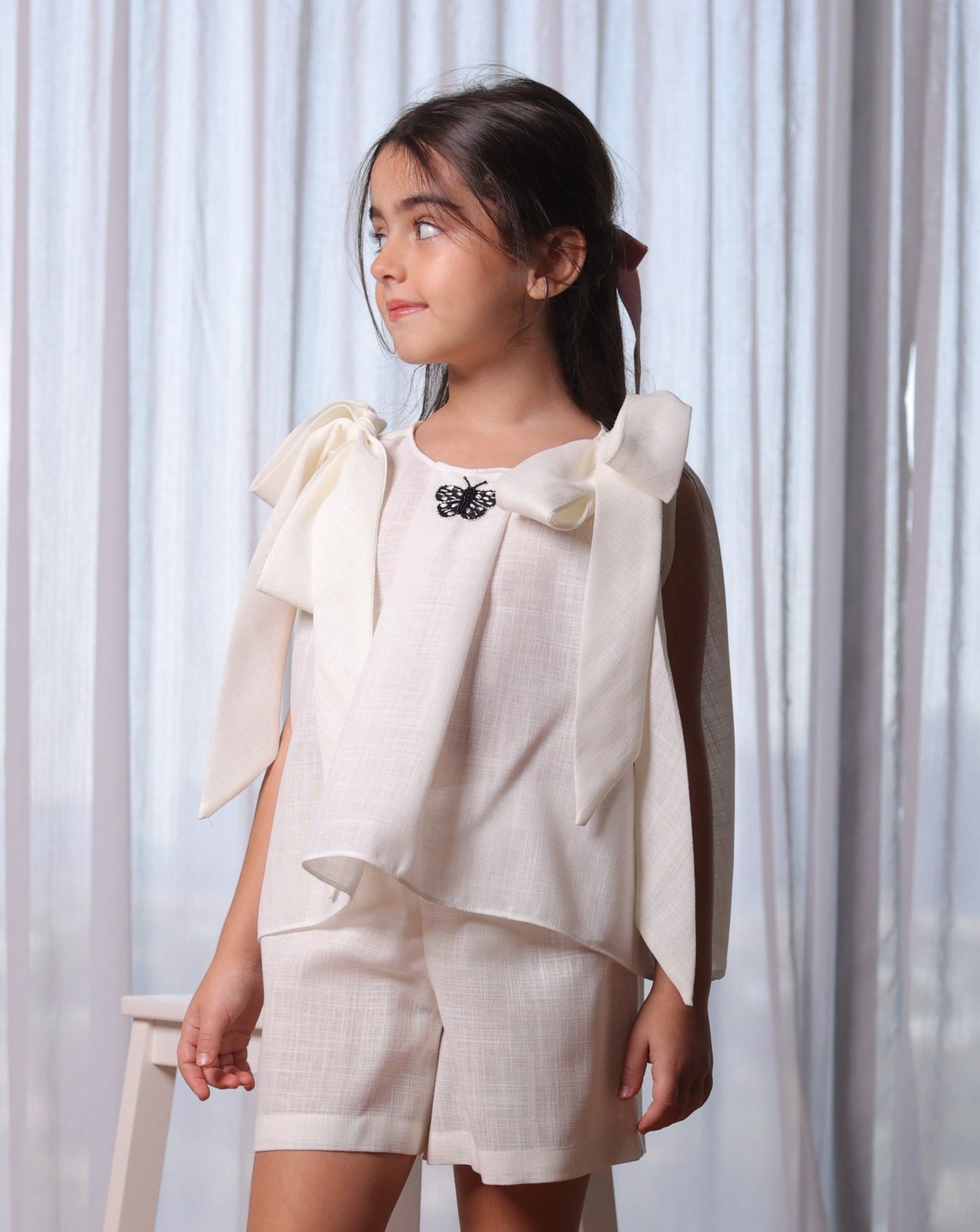 Butterfly Set in White