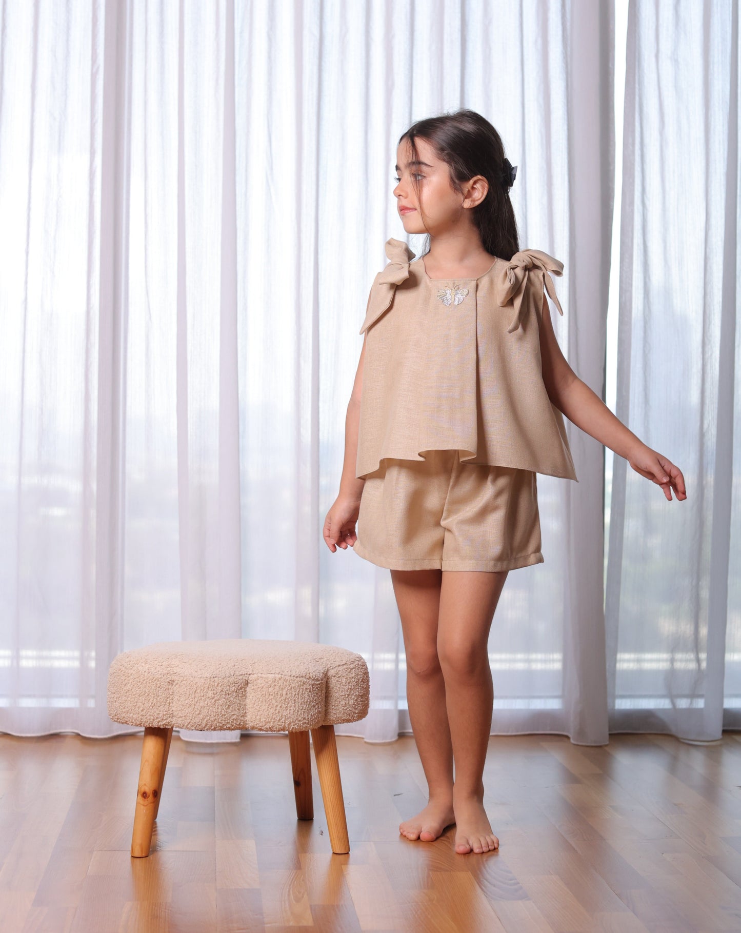 Butterfly Set in Beige