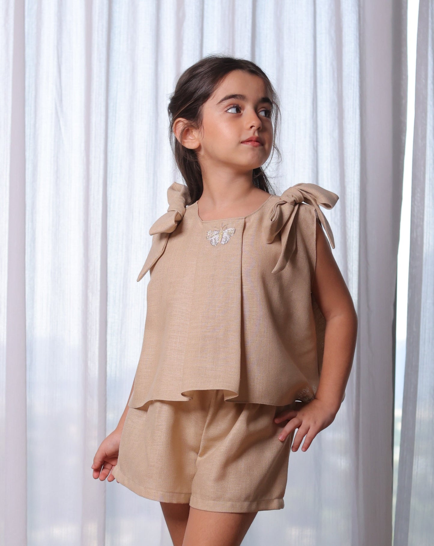 Butterfly Set in Beige